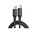  Кабель UGREEN L501 (65245) 60W USB-C to USB-C PD Fast Charging Braided Cable 3A Max 2m Black 