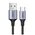  Кабель UGREEN US288 60127 USB-A 2.0 to USB-C Cable Nickel Plating Aluminum Braid 1.5m Black 