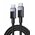  Кабель UGREEN L524 (55765) USB-C to USB-C PD 3A Fast Charging Braided Date Cable 1m Space Gray 