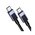  Кабель UGREEN L512 (45064) USB-C 2.0 to USB-C 2.0 PD Fast Charging 5A Cable 2m Black/Gray 