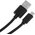  Кабель KINGPRICE KP-microUSB-2.4A-1.5m microUSB(m)-USB (m) 1.5м 2A черный 