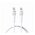  Дата-кабель REMAX RC-C091 Leya Series 65W PD Fast Charging Liquid Silicone Data Cable C-C белый 