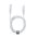  Кабель Philips DLC5531CW/97 USB C-USB C 25W 1.2м белый 