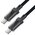  Кабель ACEFAST AF-C12-03-BK USB-C to USB-C 60W charging data cable Black 