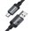  Кабель ACEFAST AF-C20-04-BK USB-A To USB-C Aluminum Alloy Charging Data Cable Black 