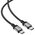  Кабель ACEFAST AF-C9-03-BK USB-C to USB-C charging data cable 1.2m Black 