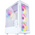  Корпус Ginzzu CL330 Fan 12см FRGB*4 (Белый) 