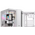  Корпус Corsair 6500D Airflow (CC-9011260-WW) без БП, White, Midi-Tower, TG, no fan, 4xUSB-A 3.2, 1xUSB Type-C, E-ATX, ATX, mITX 