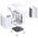  Корпус JONSBO TK-1 White без БП, Mini-Tower, TG, no fan, 1xUSB-A 3.2 + mATX, mITX 