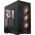  Корпус HSPD F711 (F711-TGBK- ARGB), без БП, Panoramic Full Tower, Black, TG, 0.7 SPCC, 4x120mm ATX, mITX 190/420/280mm 2x2.5", 7xPCI 1xUS 