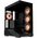  Корпус HSPD F711 (F711-TGBK- ARGB), без БП, Panoramic Full Tower, Black, TG, 0.7 SPCC, 4x120mm ATX, mITX 190/420/280mm 2x2.5", 7xPCI 1xUS 
