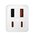  СЗУ Baseus GaN6 Pro (P10162701213-00) 65W EU Moon White 