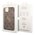 Чехол Guess PU 4G Big metal logo Hard Brown GUHCP15S4GMGBR для iPhone 15 