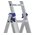  Лестница трехсекционная Алюмет H3 5309AK 3x9 ступеней 