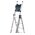  Лестница трехсекционная Алюмет H3 5312AK 3x12 ступеней 