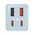 СЗУ Baseus GaN6 Pro (P10162701313-00) 65W EU Galaxy Bluе 