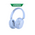  Наушники UGREEN HP203 (65384) HiTune Max5c Hybrid Active Noise-Cancelling Blue 