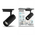  Трековая система GAUSS TR073 4000К, черный 