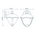  Светильник садово-парковый Gauss GD028 60Вт черный 