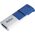  USB-флешка Netac U182 Blue (NT03U182N-256G-32BL), 256Gb USB3.2, сдвижной корпус, пластиковая бело-синяя 