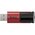  USB-флешка Netac U182 Red (NT03U182N-256G-32RE), 256Gb USB3.2, сдвижной корпус, пластиковая чёрно-красная 