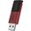  USB-флешка Netac U182 Red (NT03U182N-064G-32RE), 64Gb USB3.2, сдвижной корпус, пластиковая чёрно-красная 