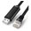  Кабель UGREEN CM204 (60813) USB-A to RJ45 Console Cable 3m Black 