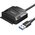  Конвертер UGREEN CR108 (20611) USB to SATA Hard Drive Converter Cable EU Black 