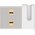  USB-флешка Netac U116 (NT03U116N-128G-32WH), 128Gb USB3.2, миниатюрная пластиковая белая 
