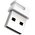  USB-флешка Netac U116 (NT03U116N-128G-32WH), 128Gb USB3.2, миниатюрная пластиковая белая 