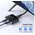  Переключатель UGREEN AW502 (55451) USB-C Switch 2 In 1 Out 4K@60Hz Black 