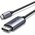  Кабель UGREEN CM707 (25863) USB-C to DisplayPort 16K 30Hz Cable, 1м серый 