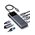  Хаб UGREEN CM888 (45155) UNO 7-in-1 4K@60Hz USB-C+3*USB-A+Ethernet+PD 100W+HDMI Hub Gray 