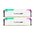  ОЗУ AGI AGI6IPD16UD858-DC DDR5 6400MHz CL36 32GB Kit (16GBx2) OC UDIMM +White Heat Sink–Turbojet+RGB lightbar -Color box 