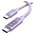  Кабель UGREEN L509 (65092) UNO Type C 2.0 Male To Type C 2.0 Male 5A Data Cable 1m Pink 