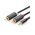  Аудиокабель UGREEN AV102 (10512) 3.5mm Male to 2 RCA Male Audio Cable 3m Gray 