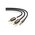  Аудиокабель UGREEN AV116 (10583) 3.5mm Male to 2RCA Male Cable 1.5m Black 