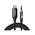  Кабель UGREEN CM450 (55734) USB-C Male to 3.5mm Male Audio Cable Adapter 1m Black 