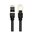  Кабель сетевой UGREEN NW107 (11229) Cat 7 F/FTP Lan Cable 0.5m Black 