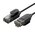 Кабель UGREEN NW122 (70656) CAT 6A Pure Copper Ethernet Cable OD2.8 10m Black 