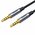  Кабель UGREEN AV183 (20785) 3.5mm Male to Male 4-Pole Microphone Audio Cable 3m Black 