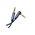  Аудиокабель UGREEN AV112 (60178) 3.5mm Male to 3.5mm Male Angled Cable 0.5 m Blue-Black 