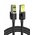  Кабель UGREEN NW150 (80420) CAT7 Shielded Round Cable with Braided Modular Plugs, 0,5м черный 