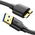  Кабель UGREEN US130 (10840) USB 3.0 A Male to Micro USB 3.0 Male Cable 0.5m Black 