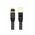  Кабель сетевой UGREEN NW106 (30738) Cat 7 U/FTP Lan Cable Flat Design 0.5m Black 