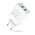  Сетевое зарядное устройство Vention FBAW0-EU на 2 порта USB (A+A) QC 3.0 Белый 