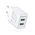  Сетевое зарядное устройство Vention FBAW0-EU на 2 порта USB (A+A) QC 3.0 Белый 