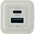  Сетевое зарядное устройство Vention FEQW0-EU на 2 порт USB С+A GaN 30W Белый 