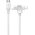  Кабель Momax 1-Link Flow Duo 2-in-1 DL56W 1.5м White 