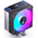  Кулер JONSBO CR-1000 Max Color Black LGA1851/1700/1200/115X/AM5/AM4 (TDP 230W, PWM, 120mm Dynamic Multi-Color LED Fan, 6 тепловые трубки, 4-pin) 